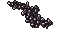 black crystals